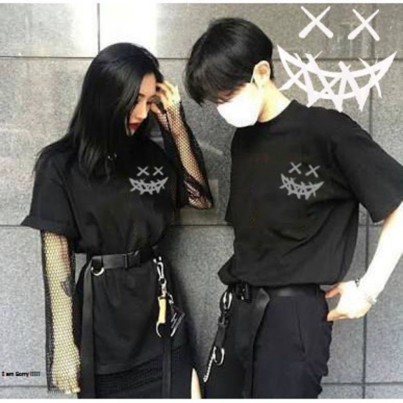 Baju kaos couple model gigi /kaos couple /Quality bagus