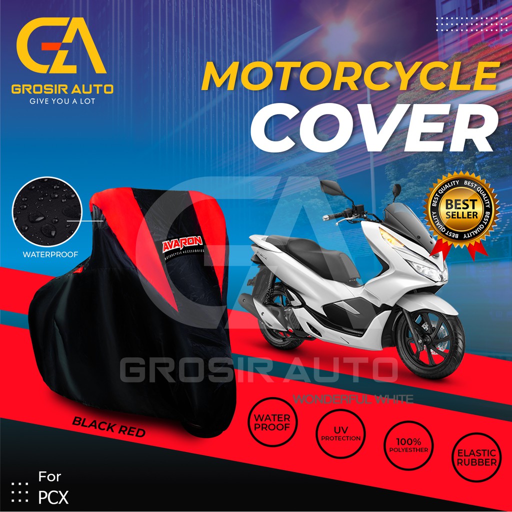 Sarung Motor AVARON  PCX/ Penutup Pelindung Body Cover Motor Warna Anti Air Merk Avaron