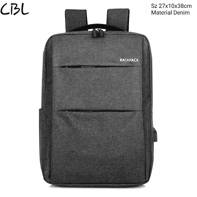 TAS RANSEL TAS GENDONG DENIM LAPTOP TERBARU