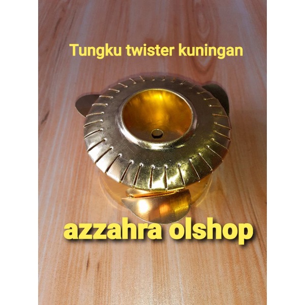 tungku arumanis / tungku gulali / twister kuningan