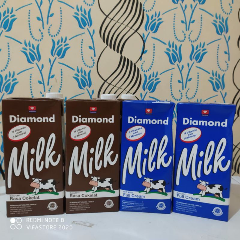 Jual DIAMOND SUSU UHT 1 LITER | Shopee Indonesia