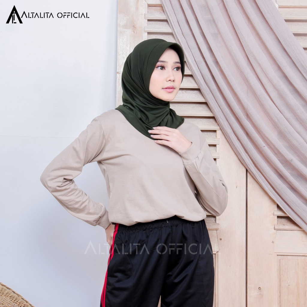 Altalita - Kerudung Instan Nadira Sport Hijab Instant Sporty Jersey Spandek Premium pet Antem Olahraga Volly Senam High Quality