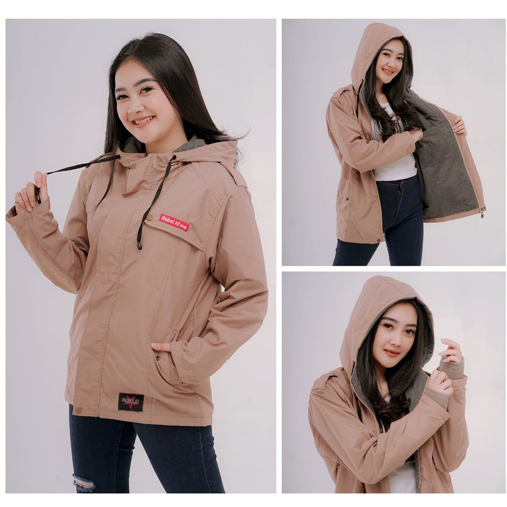 PROMO !! JAKET WANITA TERBARU REBEL ID BLAZER CEWEK PARASIT JN BAHAN LEMBUT HALUS DAN TIDAK PANAS