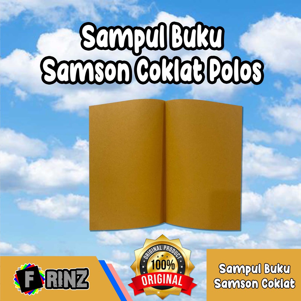 

ATK ~ Sampul Buku Samson Coklat / Pelapis Buku Brown Kwarto Boxy