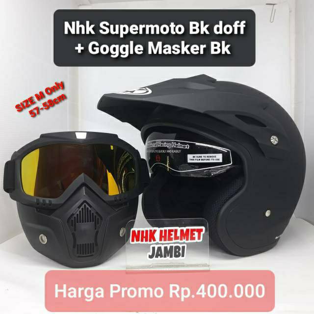 Helm NHK Supermoto Solid