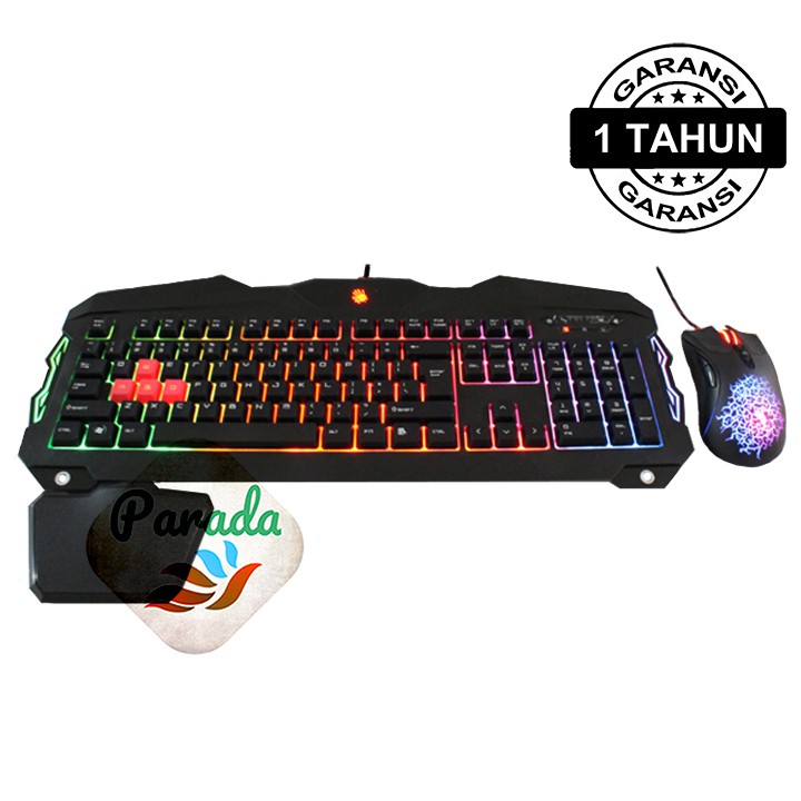 Keyboard Mouse Gaming Bloody B2100, Blazing Deskop,  Original