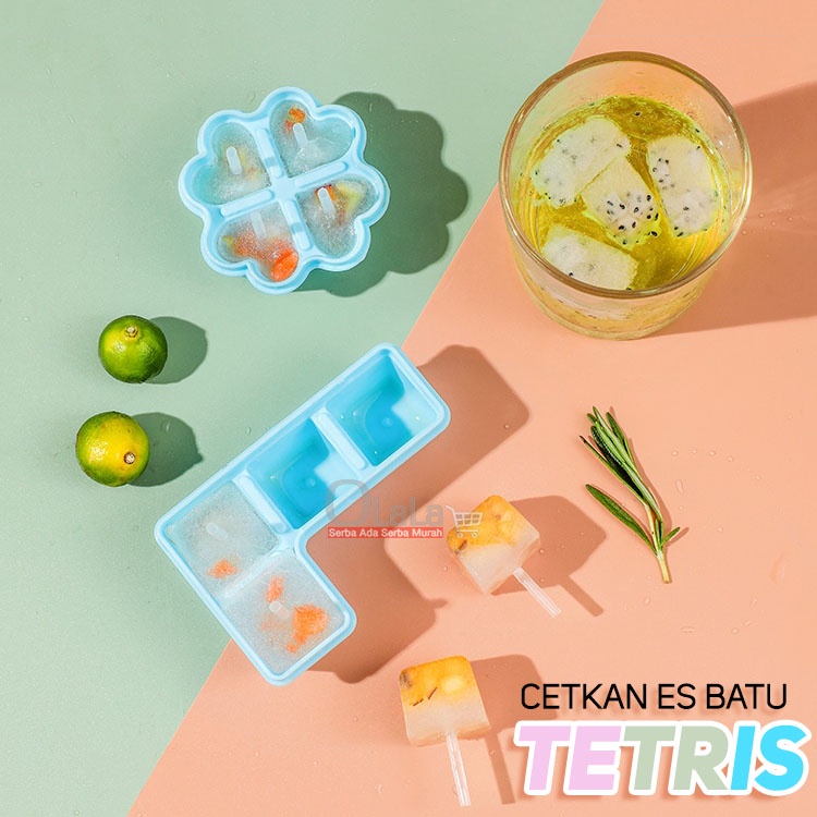 ALAT CETAKAN ES BATU MOTIF TETRIS OLL-BK120