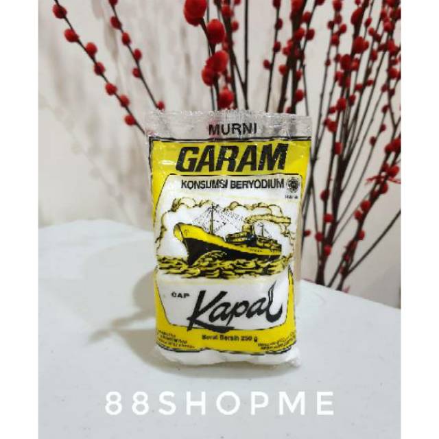 

Garam Kapal Beryodium 250gram / Garam Cap Kapal 250gram