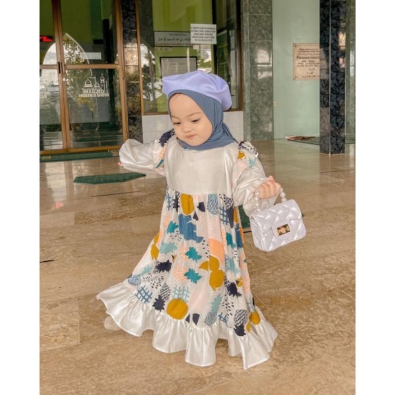 Dress Gamis Anak Peneaple Baby Shireen Aqila