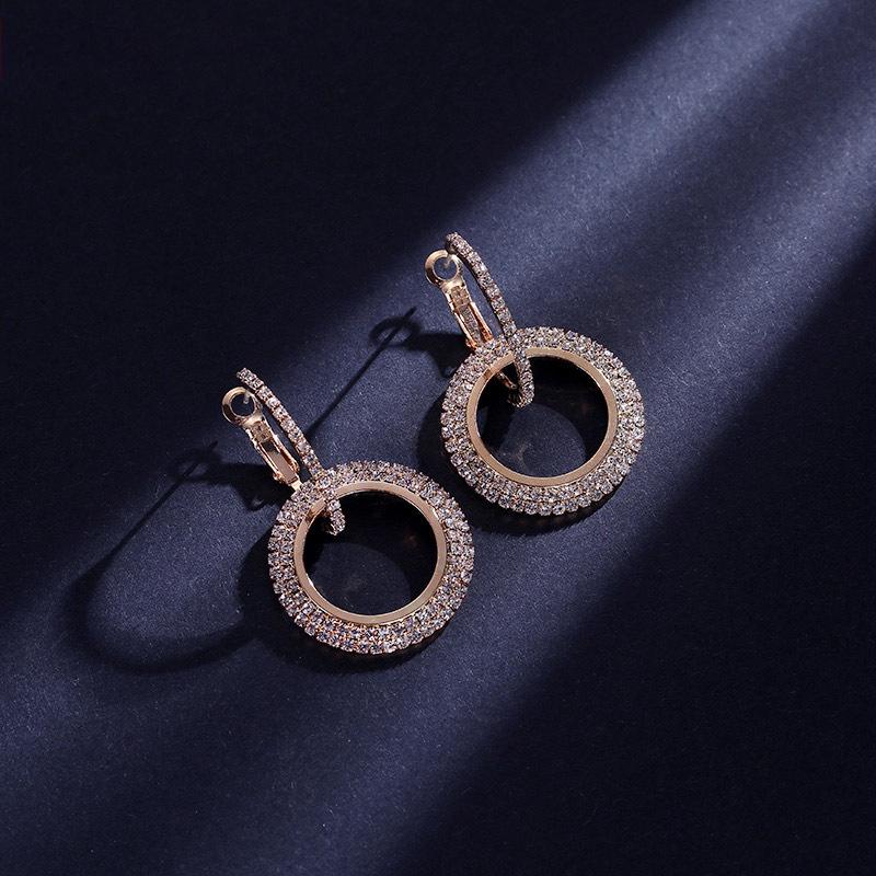 Anting Tusuk Model  Zircon Gaya Korea untuk Wanita Shopee 