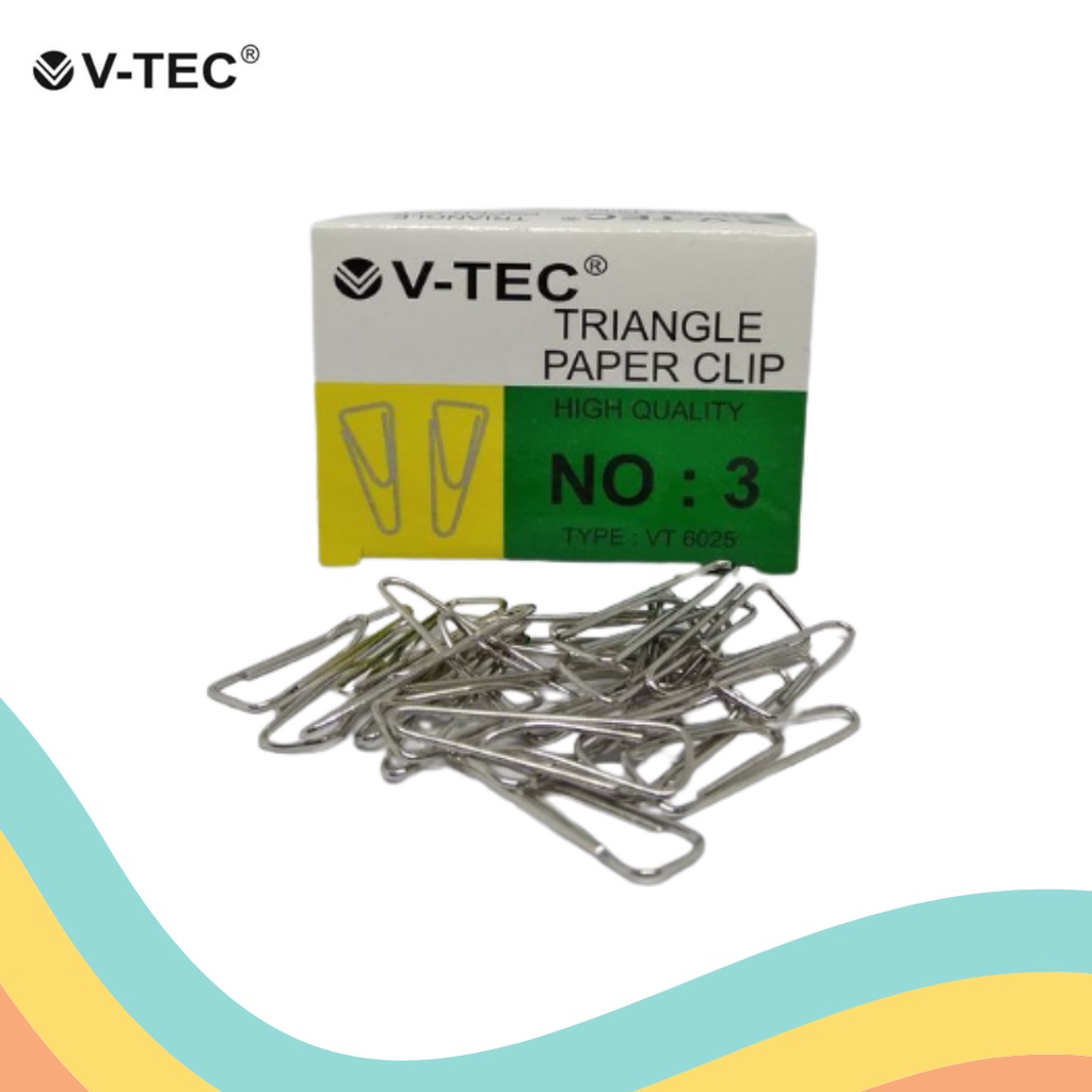 

PAPER CLIP V-TEC VT-6025 NO 3 (1 PCS)
