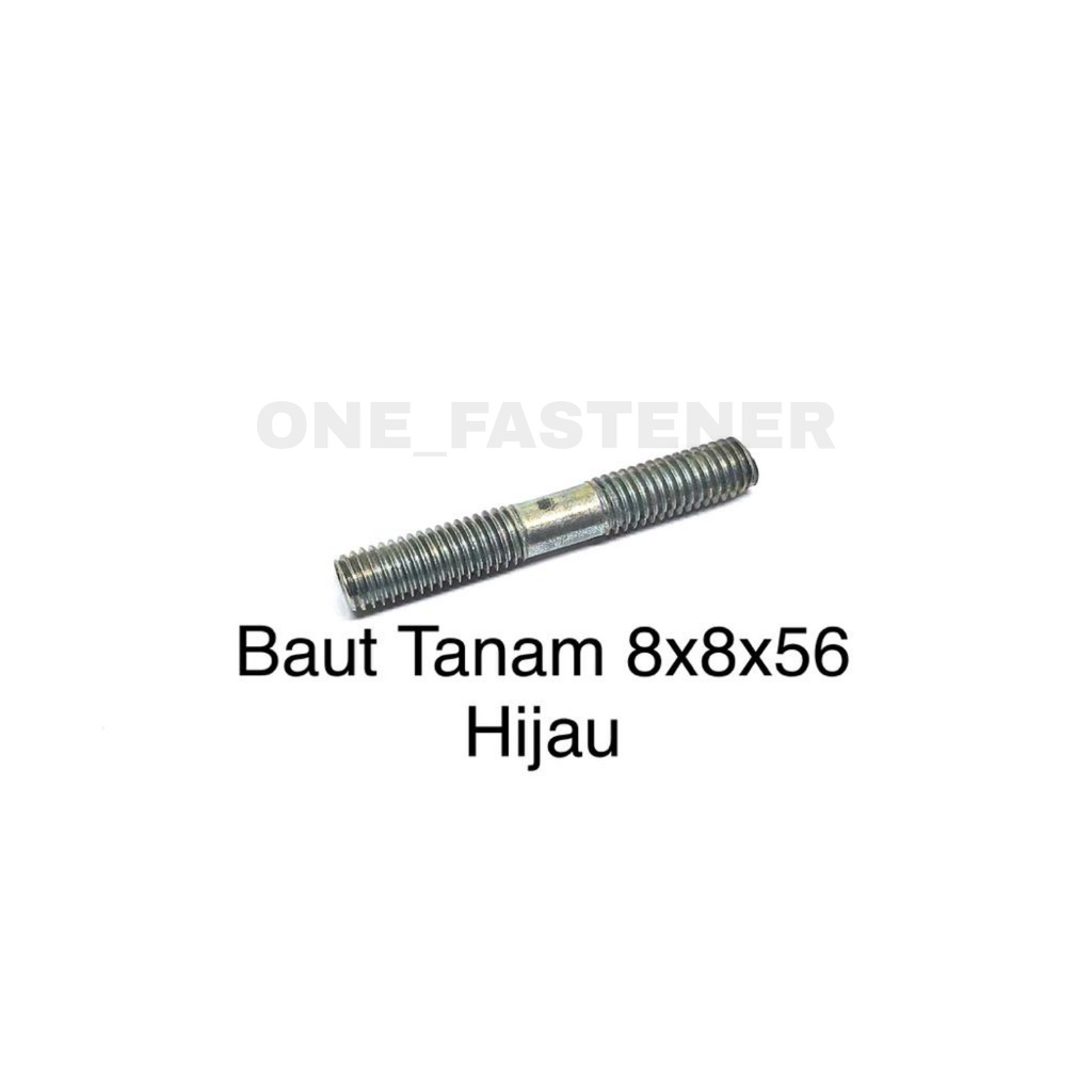 50 pcs Baut Tanam 8x8x56 manifold blok seher knalpot Rx King kunci 12