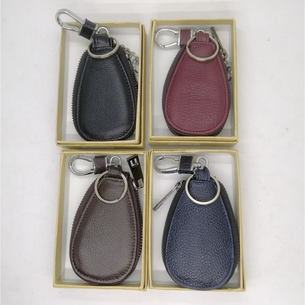Dompet Stnk dan remote kulit sapi asli Model Oval