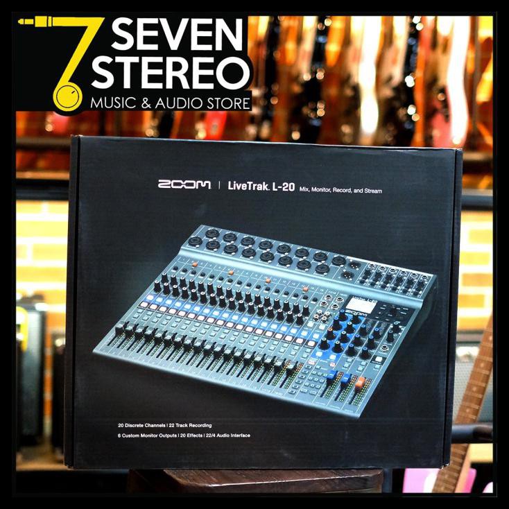 PROMO HARGA MURAH  Zoom L-20 L20 Live Track Digital Mixer - Mixer Audio Multitrack Vcl451