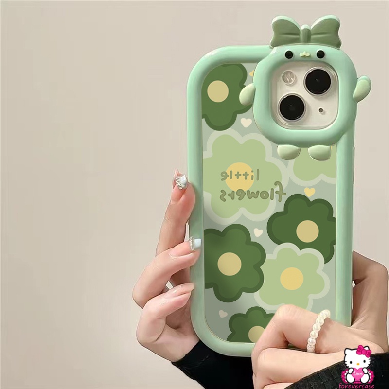 Case Motif Bunga Hijau Untuk Oppo A7 A5S A12 A3S A12E A53 A74 A95 A16K A16E A52 A92 A96 A76 Reno 5 5F 4F 7 A5 A9 A16 A15 A16N A16s A16s A5S A A A16