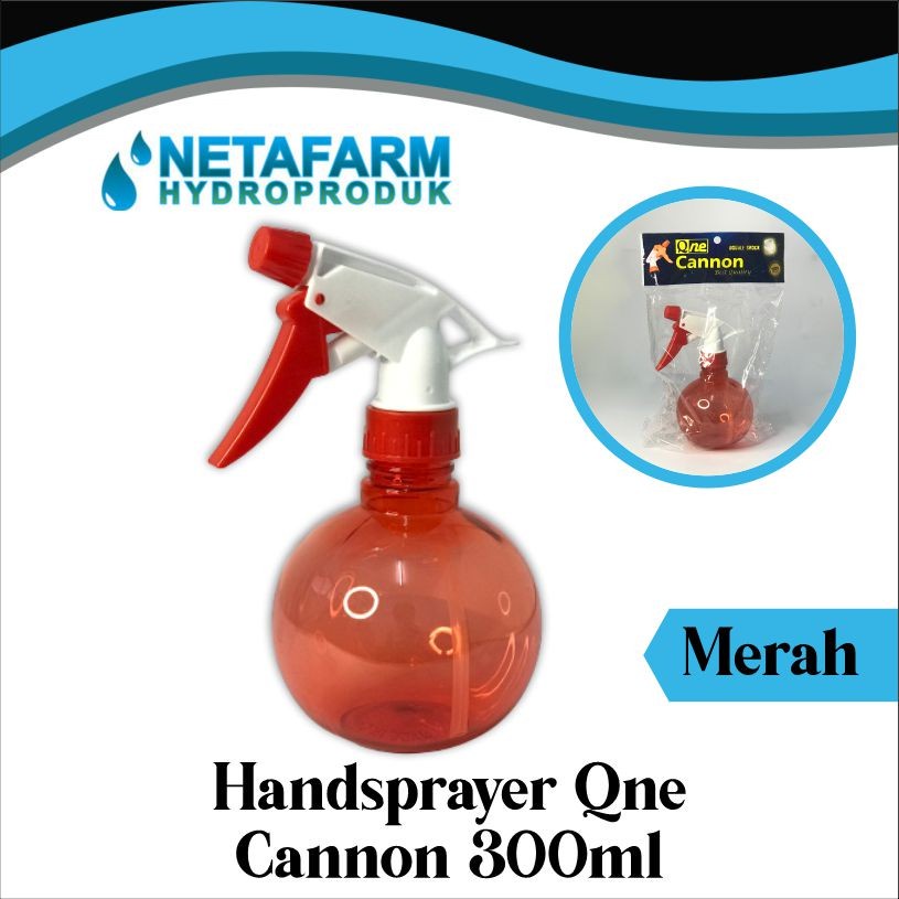 Alat Semprot Hand Sprayer QNE Cannon Botol PET Bulat 300ml