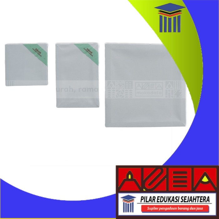 

KANVAS LUKIS SINAR PUTIH POLOS UKURAN 30 X 35 CM MURAH