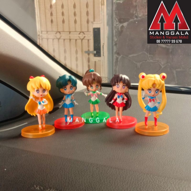 Pajangan Mobil Mainan Hiasan Kue Cake Topper Figure Figurine Sailor Moon