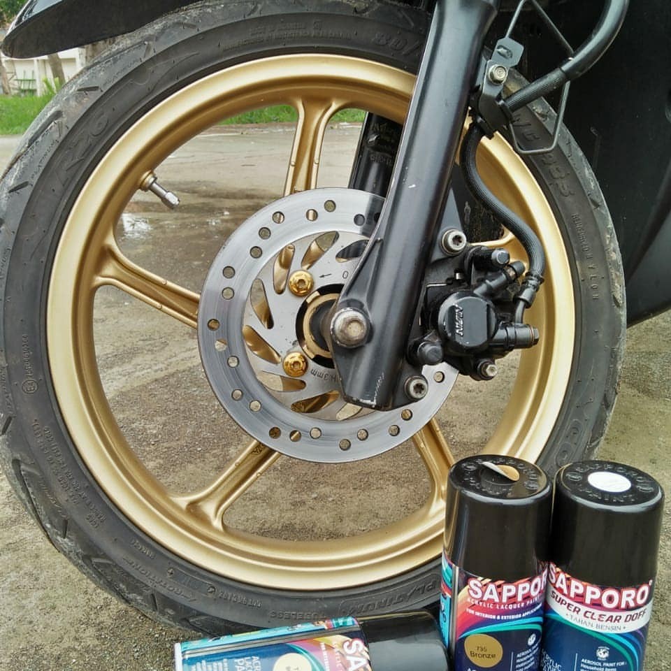 Paket Cat velg Bronze 735 / Sapporo Spray