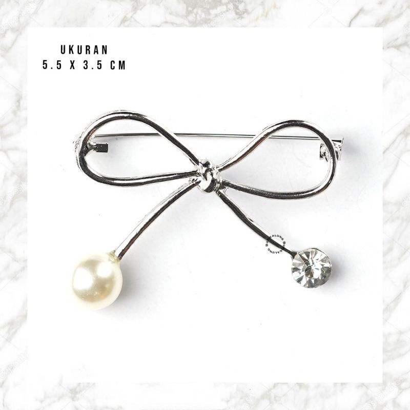Bros Buttonscraves / Bros Ala Buttonscarves  / Bros Button / Buttonscarves Brooch / Orderinkuy Bros-Pita Silver