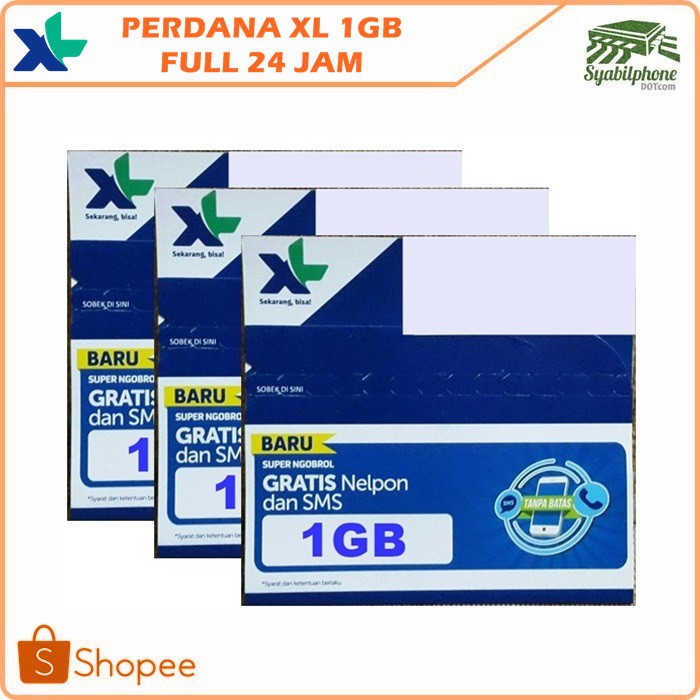 KARTU PERDANA KUOTA XL 2GB FULL 24 JAM DATA XL 2GB