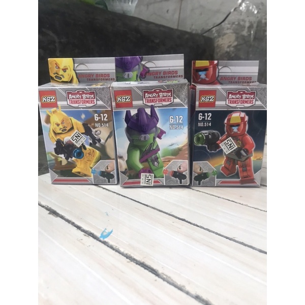 Lego Angry Birds Transformers Merk XSZ Bootleg/KW