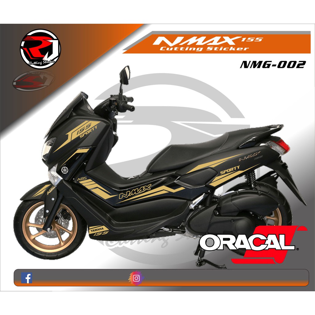 STICKER NMAX CUTTING STICKER NMAX GOLD