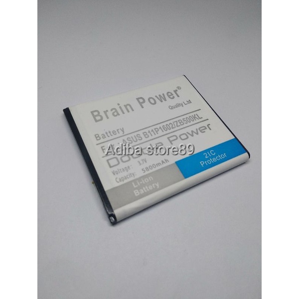 Baterai Batre Asus Zenfone 3 Go 5" ZB500KL B11P1602 X00AD Double Power