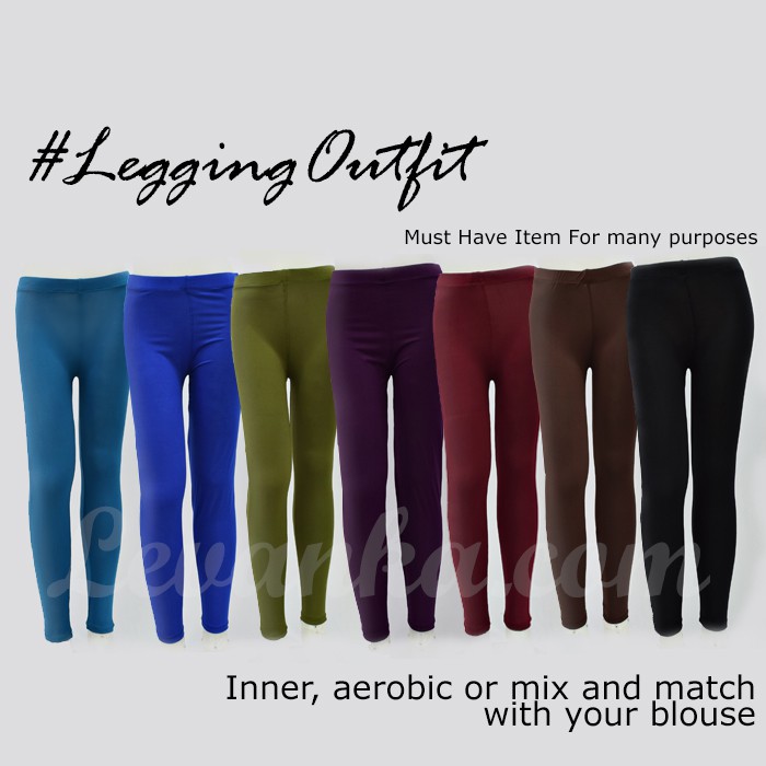 Celana Legging Wanita ukuran Jumbo / Oversize