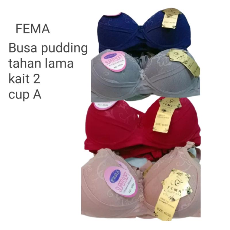 BRA BH FEMA POLOS SRAT BATIK CANTIK BUSA KUAT MANTUL TAHAN LAMA CUP A KAIT 2