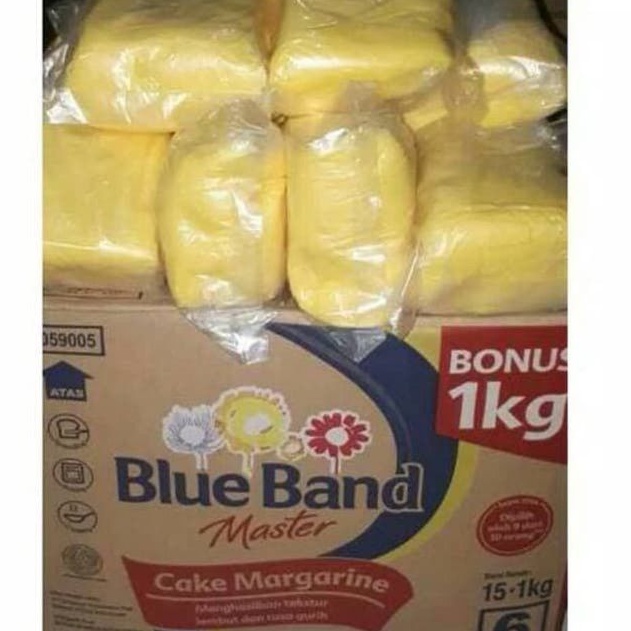 BlueBand Master Cake Margarine Blueband Kiloan Mentega 500Gram - filma butter