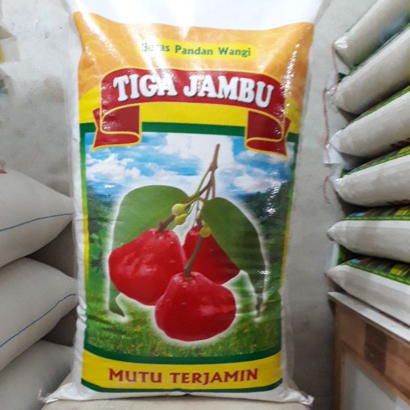 

Beras tiga jambu wangi pandan 20kg