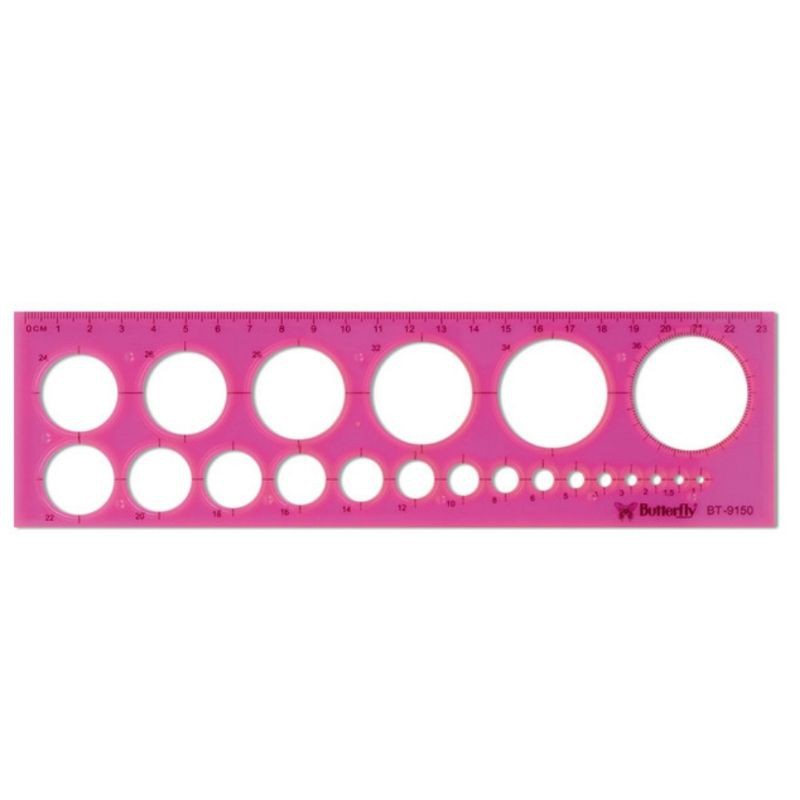 

Butterfly Penggaris BT-9150 - Penggaris Bulat