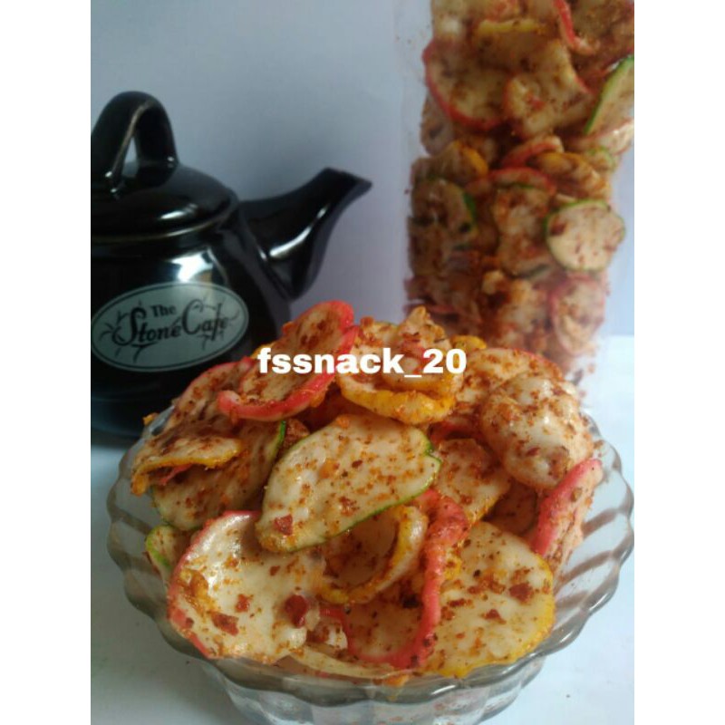 

seblak kerupuk pedas kering