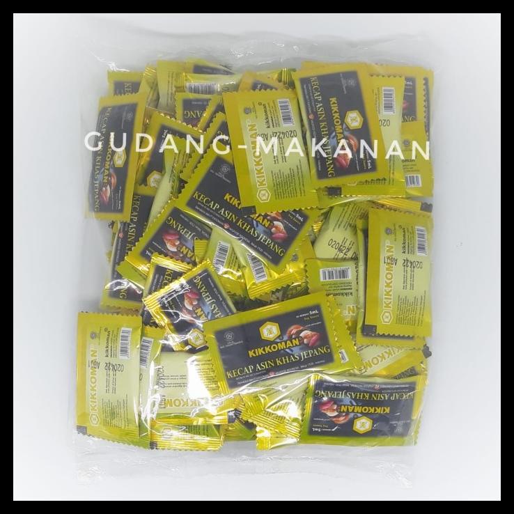 

TERBARUU!! Kikkoman Sachet Kecap Asin Khas Jepang 5ml (Isi 100pcs) PROMO