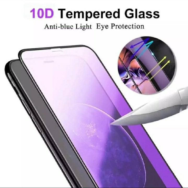 Tempered Glass Xiaomi Redmi Note 4X Matte Blue Light Anti Gores Full Screen Full Cover Protector