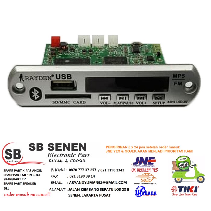 MP4 Player -   KIT MP5 BLUETOOTH   - Fazila Tronik