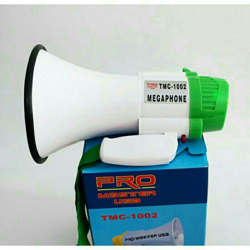 TOA Megaphone - Pengeras Suara - Pro Master TOA PENGERAS SUARA - ALARM - REKAM - RECHARGEABLE | TMC 1002