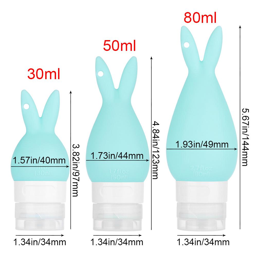 POPULAR Populer Alat Botol Travel Silicone Extrusion Bottling Wadah Kosong