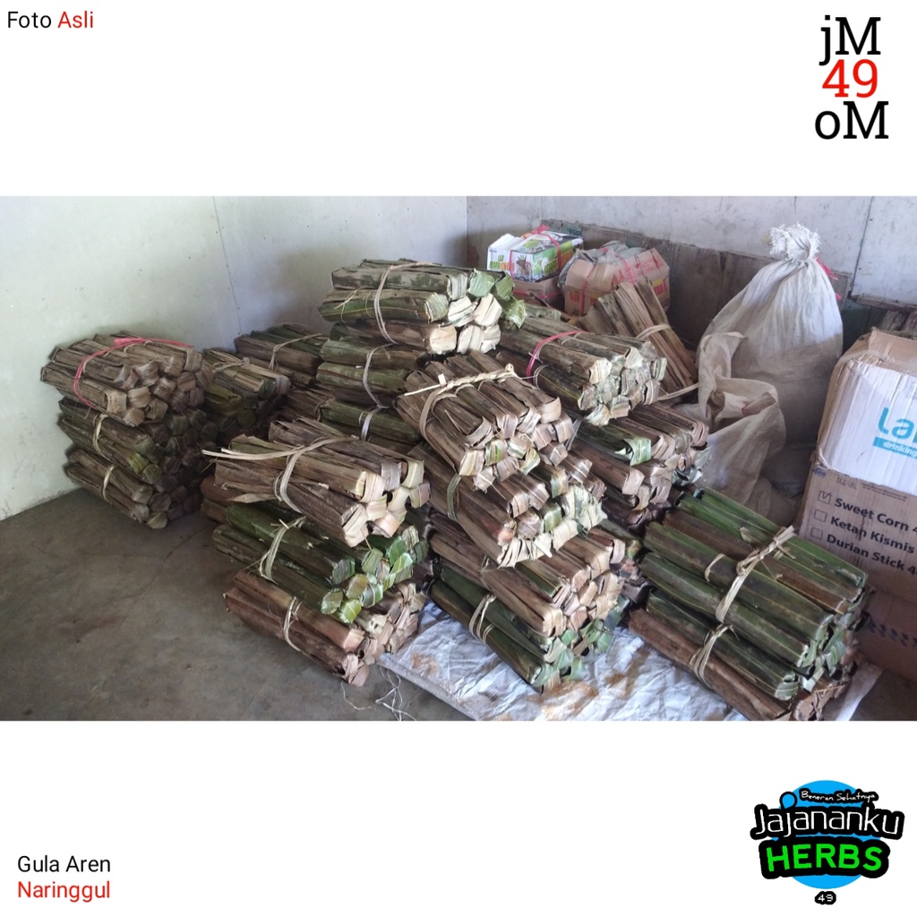 

ADY78 Gula Aren 100% Asli Kawung Bungkus Daun Grosir Khusus Leseler Minimal Order 15 Kg