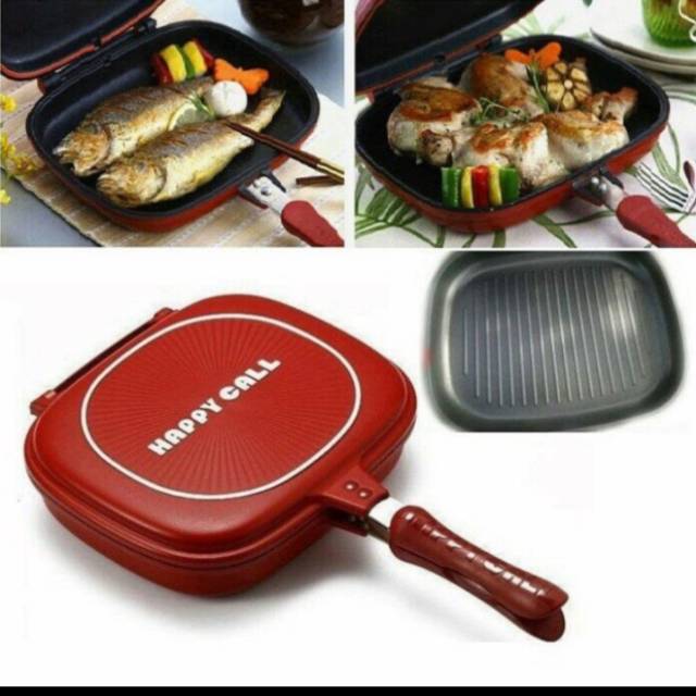 Happy Call Double Pan Happy Call Double Pan Jumbo Panci Penggorengan
