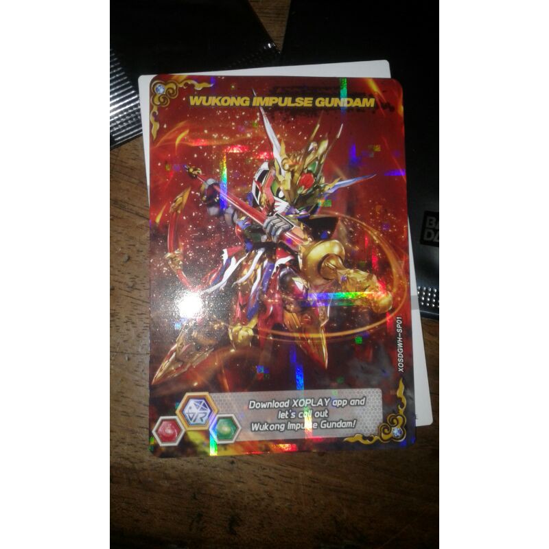 hg rg mg sd gundam world Heroes wu kong impulse gundam card