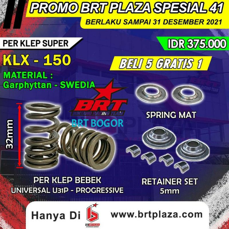 PER KLEP BRT ALL TYPE NMAX AEROX R15VVA WR KLX  CRF FU SONIC BEAT/TIGER JUPITER MX OLD XMAX NVL LINER PROGRES PER KLEP SWEDIA RACING BRT TDR KAWAHARA CLD DAYTONA ORIGINAL GANJEL GANJAL PER KLEP PER BLOK HED RACING PER BOTOL KELEP GLMAX MEGAPRO FIZR RXKING