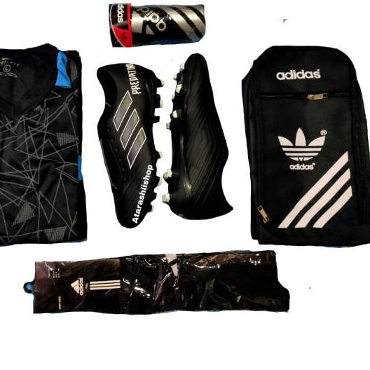 JNT COD 3.3 Promo paket komplit jersey sepatu bola adidas predator Ace x coppa mundial sepak bola Ga