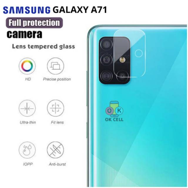 Samsung Galaxy A71 Tempered Glass Camera Lens TG Anti Gores Kaca Kamera Belakang Pelindung Lensa