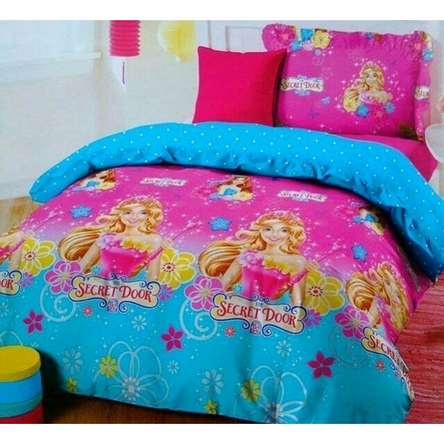 Bedcover single barbie