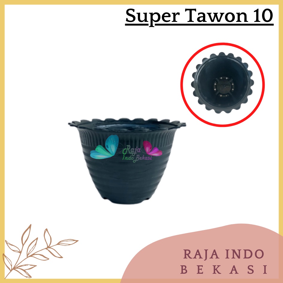 Pot Tawon Mdn 10 Cm Hitam Motif Tawon - Pot Tawon 10cm Mdn Bukan Pot Tawon Putih Pot Vas Bunga Hias