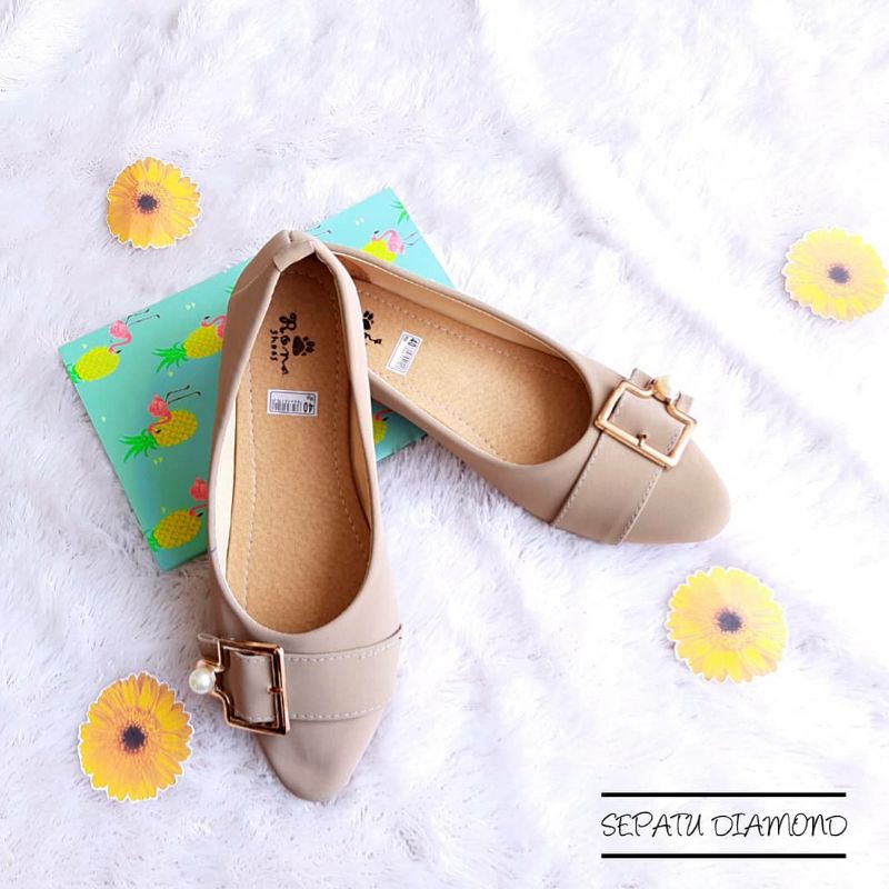 ❤SALE  SEPATU WANITA FLATSHOES REMAJA  SEPATU DIAMOND DIOR