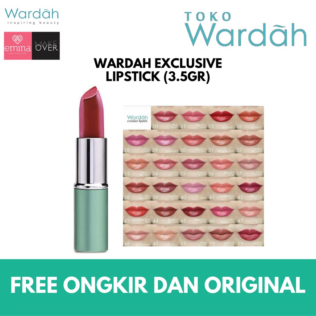 [READY!] Wardah Murah Exclusive Lipstick | Shopee Indonesia