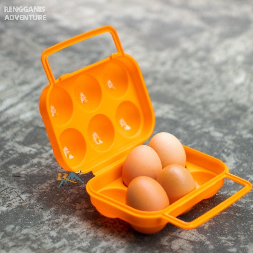 Box Telur Egg Holder Tempat Telor Egg Case Camping Dapur Gunung